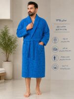 حوله تنپوش ابریشمی طرح دار کد 222